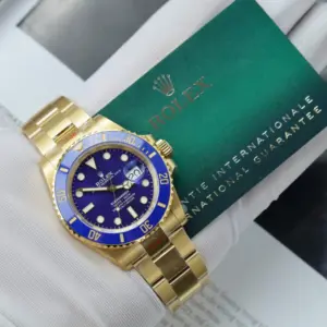 Rolex Submariner 126618LB YG Plated Blue Dial 40mm Oyster Super Clone