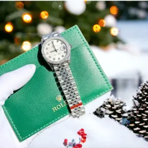 Rolex Datejust 316L Steel White Dial With Diamonds 31mm Jub AAA Replica