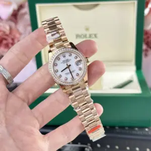 Rolex Datejust 278285 RG Plated MOP Dial CZ Diamonds 31mm AAA Replica