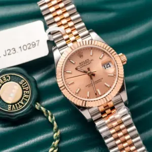 Rolex Datejust SS/RG Plated Pink Dial 31mm Jub Super Clone