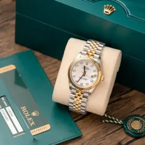 Rolex Datejust 278271 SS/YG Plated White Enamel Dial CZ Diamonds 31mm Jub AAA Replica