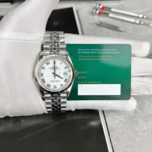 Rolex Datejust 126234 904L Steel White Dial 36mm Jub Super Clone