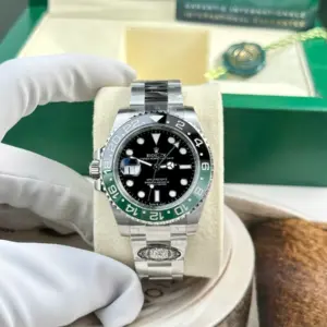 Rolex GMT-Master II 126720VTNR Sprite 904L Steel Black Dial 40mm Oyster Super Clone