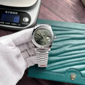 Rolex Day-Date 228236 904L Steel Green Dial 40mm Super Clone