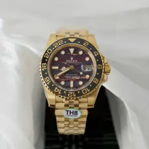 Rolex GMT-Master II 126718GRNR YG Plated Tiger Iron Dial 40mm Jub Super Clone