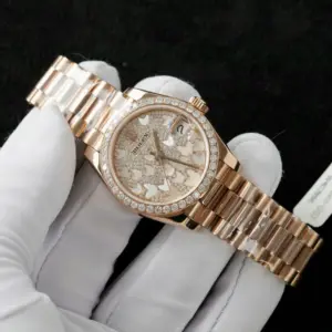 Rolex Datejust 278285rbr-0010 RG Plated Diamond Dial 31mm Super Clone