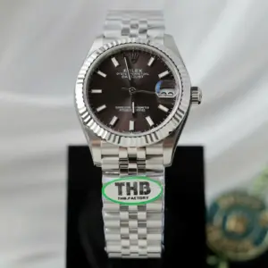 Rolex Datejust 316L Steel Chocolate Dial 31mm Jub THBF Replica