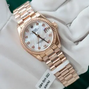 Rolex Datejust 278275-0009 RG Plated MOP Dial CZ Diamonds 31mm Super Clone