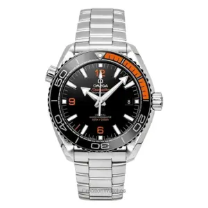Omega Seamaster Planet Ocean Stainless Steel Black Dial Automatic Diver’s 215.30.44.21.01.002 600M Men’s Watch