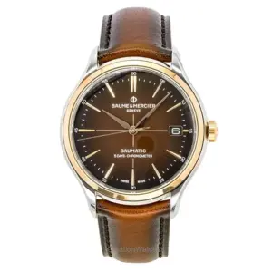Baume & Mercier Clifton Leather Strap Brown Dial Automatic M0A10713 Men’s Watch