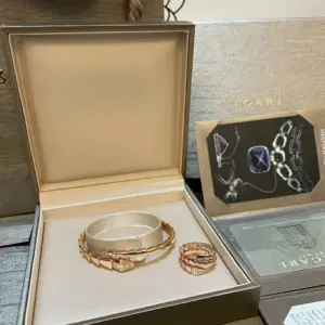 Bvlguri Serpent Bracelet Ring Set
