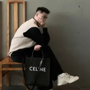 Mens fashion tote bag