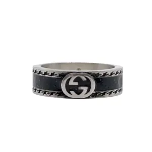 Gucci Black Cloisonne Ring