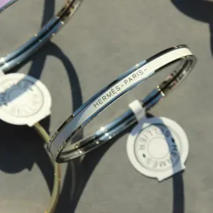 Uni enamel bracelet 9 enamel colors platinum