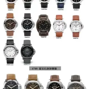 Panerai 44/47mm Luminor Watch with Manual Winding