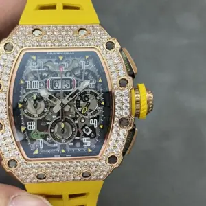 Chronograph diamond watch