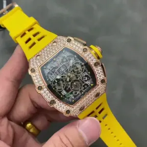 Chronograph diamond watch