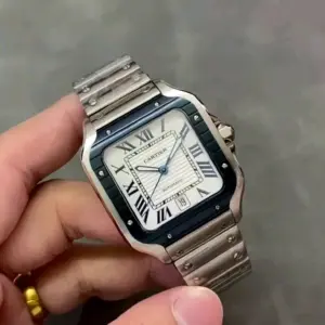 MS Cartier Santos Series 2824 mechanical 40mm