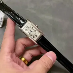 Cartier French long rectangular tank watch