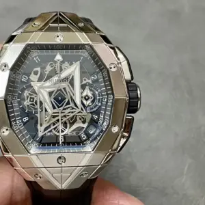 HUBLOT Sang Bleu III Chronograph 4700Engine 42mm Asian Wrist