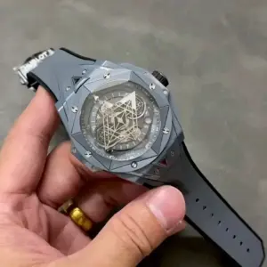 Ceramic King Big Bang Sang Bleu II Tattoo Second Generation Wristwatch