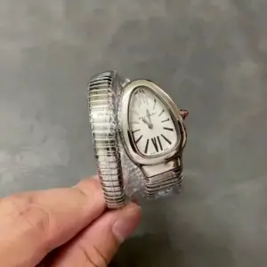 Serpenti series Snake-shaped wristwatch