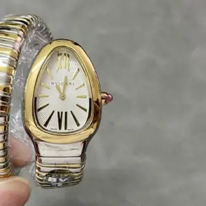 Serpenti series Snake-shaped wristwatch