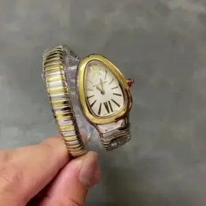 Serpenti series Snake-shaped wristwatch