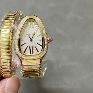 Serpenti series Snake-shaped wristwatch