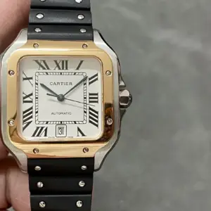 Cartier DIVES watch with rubber strap