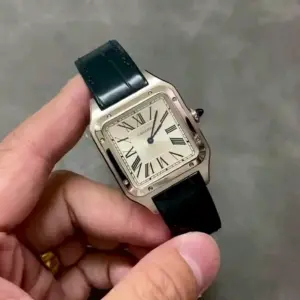 F1 factory Cartier Santos Dumont medium size watch