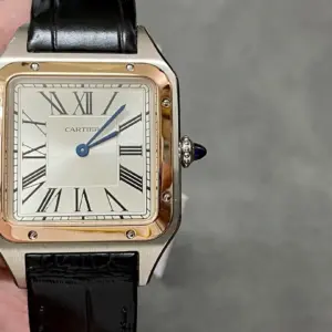 F1 factory Cartier Santos Dumont medium size watch