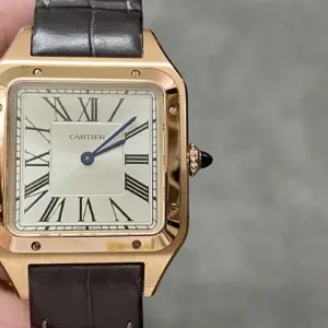 F1 factory Cartier Santos Dumont medium size watch