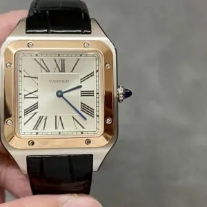F1 factory Cartier Santos Dumont large size watch