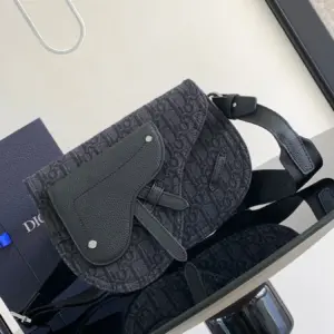 Saddle Handbag Oblique Pattern