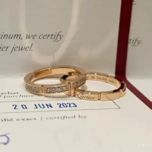 New full diamond ring couple ring pair