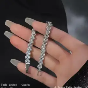 Precision Full Diamond V Bracelet