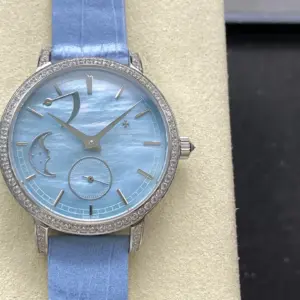 36mm women’s moon phase automatic watch