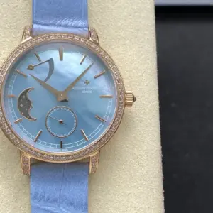 36mm women’s moon phase automatic watch