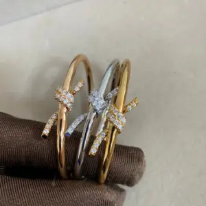 Tiffany single round knot bracelet