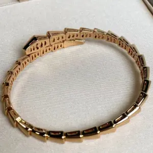Bvlgari B bracelet with red ruby
