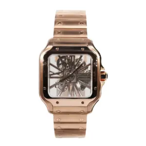 Cartier Santos Skeleton 40.5mm Rose Gold – WHSA0016
