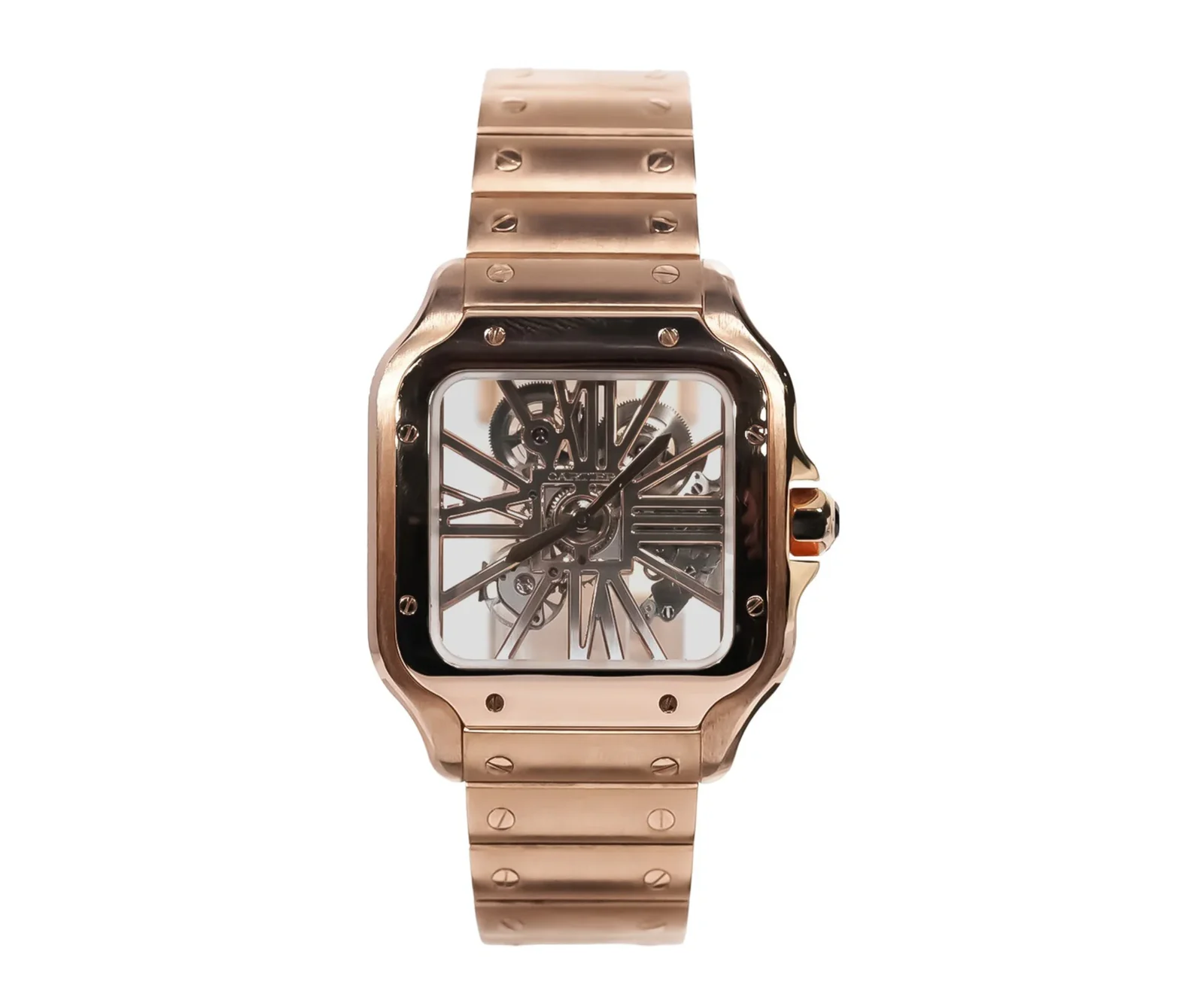 Cartier Santos Skeleton 40.5mm Rose Gold – WHSA0016