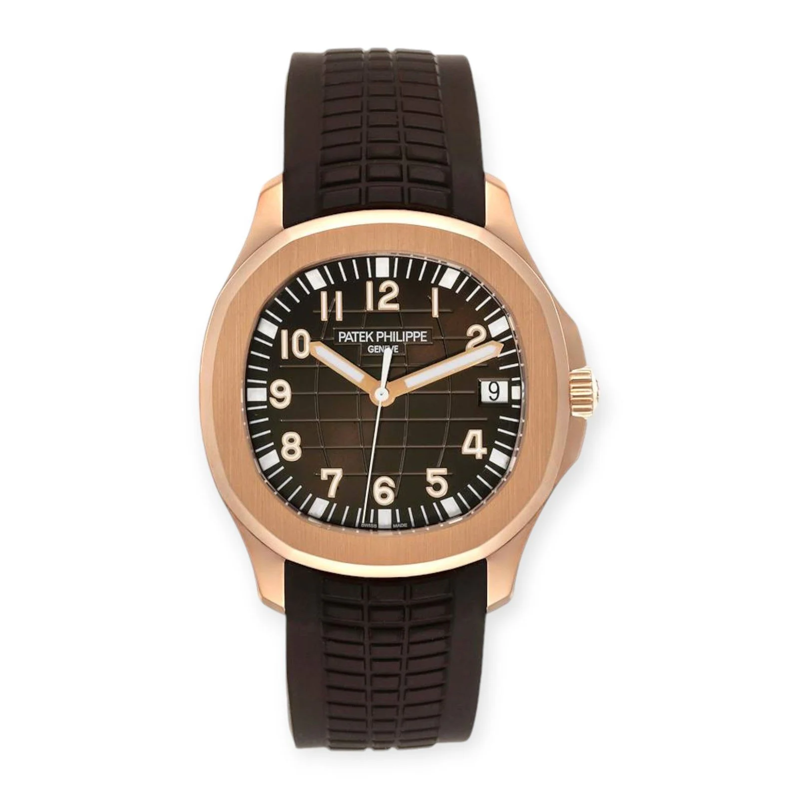 Patek Philippe Aquanaut Date 5167R Rose Gold Mens Watch