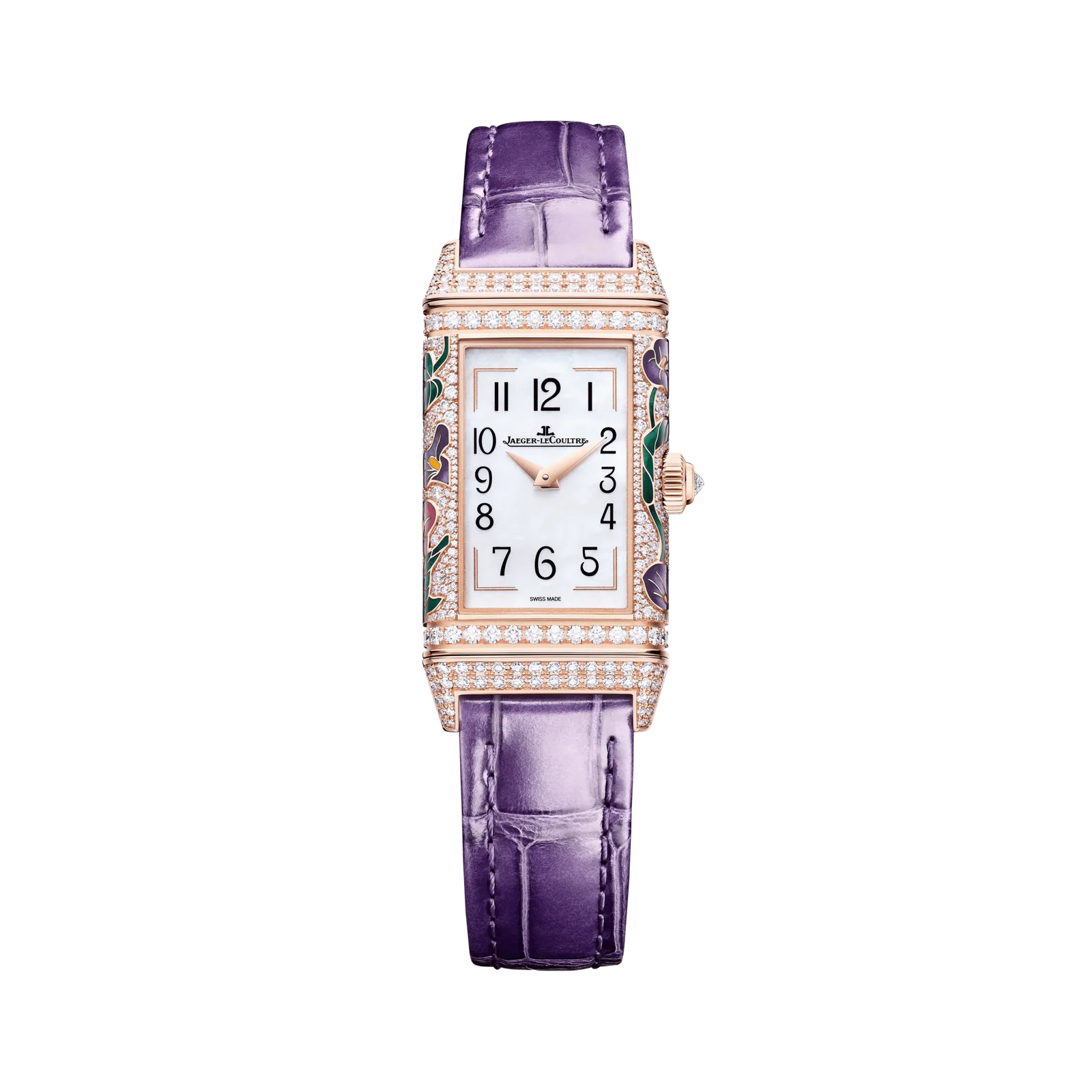 Pink Gold Reverso One Precious Flowers Women’s Watch Q3292435