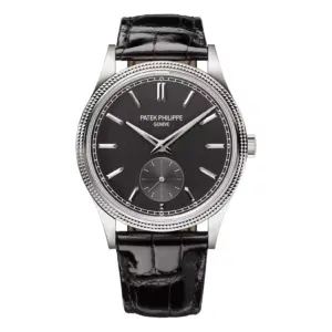 39mm 18k White Gold Charcoal Gray Dial Manual Wind