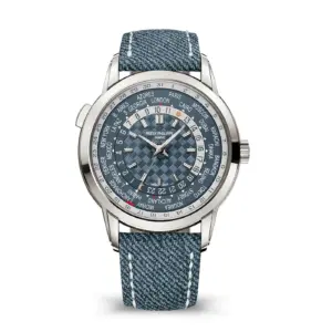 40mm 18k White Gold Case World Time