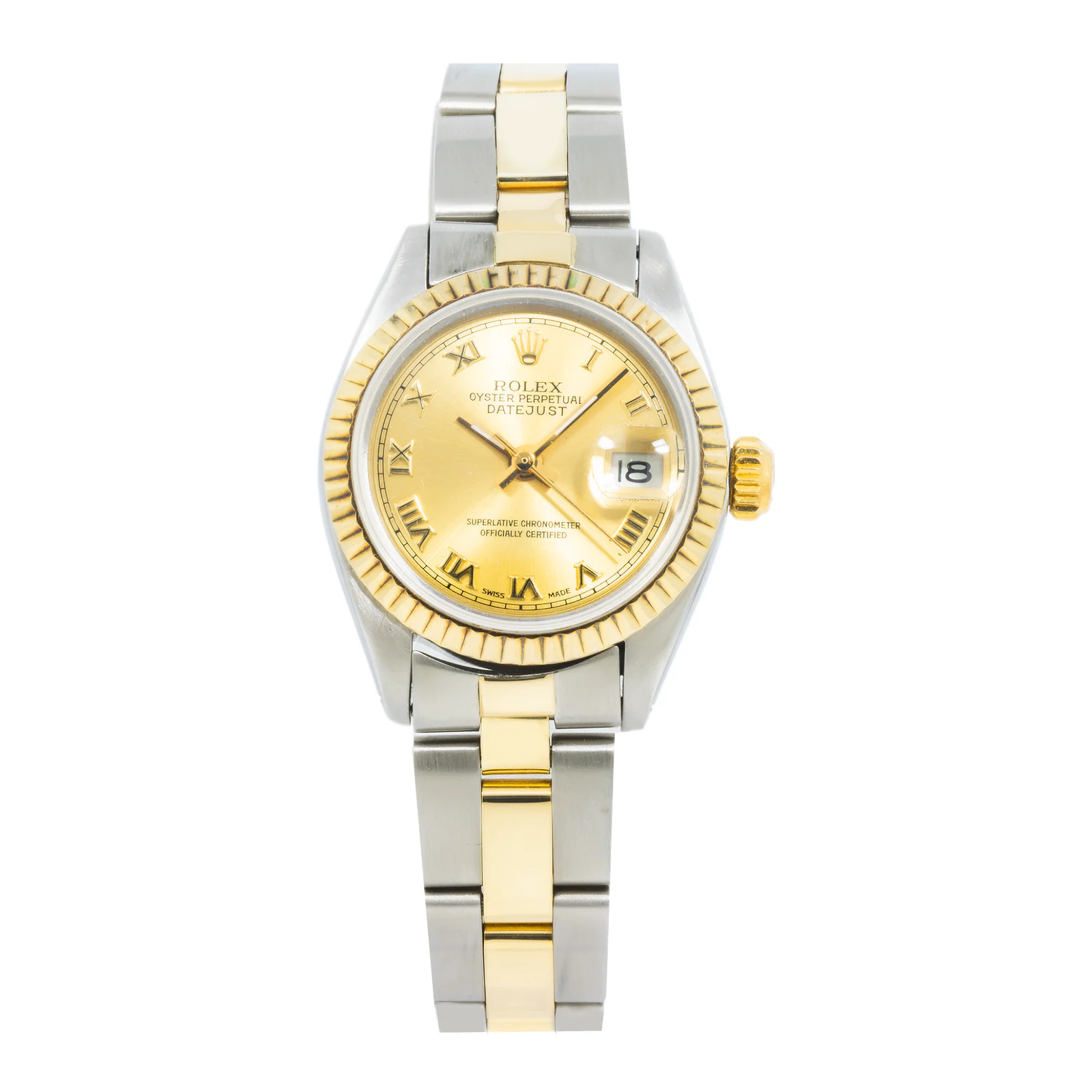Rolex Lady-Datejust 26mm – Ref. 6917 Champagne Arabic Dial | Two-Tone Oyster Bracelet