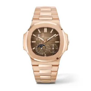 Patek Philippe Nautilus 5712-1R-001 40MM Sunburst Brown Dial With Rose Gold Bracelet