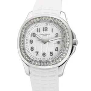 39mm Ladies Diamond Bezel Steel White Dial Quartz